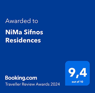 Booking award for Nima Sifnos residences