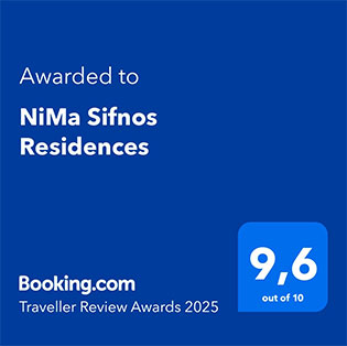 Booking award for Nima Sifnos residences